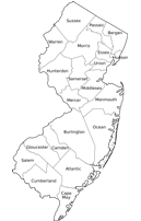 Map of New Jersey